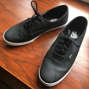 Vans Snakeskin Black Sneakers